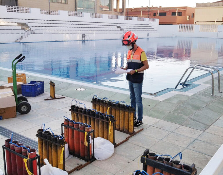 Puertollano: Medio centenar de efectivos participarán en el operativo de seguridad durante los fuegos artificiales del 8 de septiembre