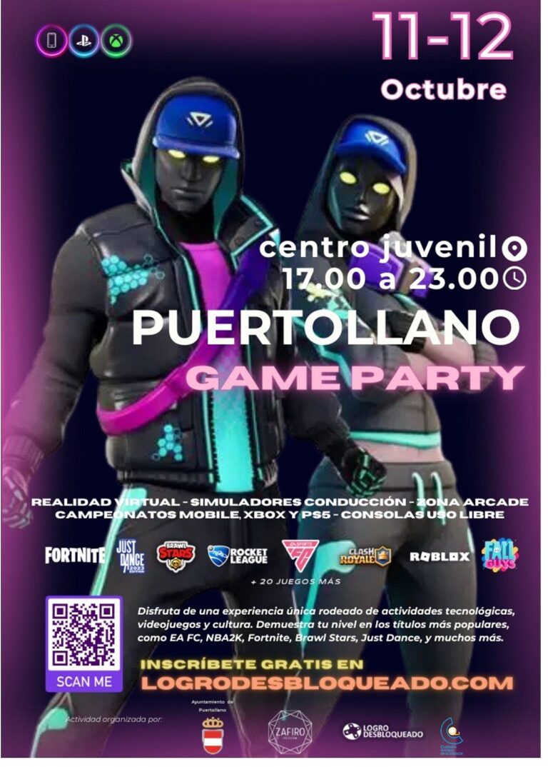 Los amantes de los videojuegos y tecnología digital tienen una cita en «Puertollano Game Party»