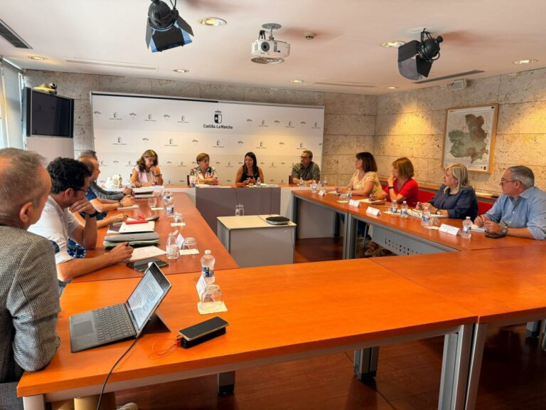 El Gobierno regional aborda los retos sociales y el desarrollo de políticas de inclusión social de Castilla-La Mancha con la Mesa del Tercer Sector