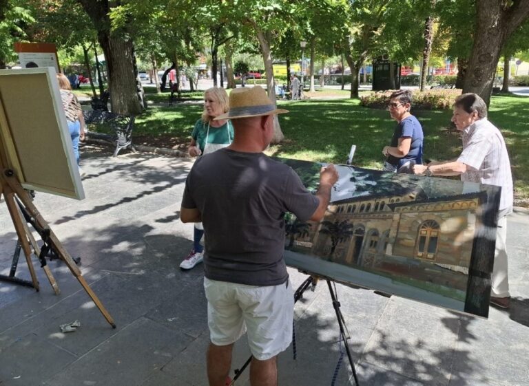 Puertollano: La Oficina de Turismo hará el sábado una visita guiada por el II Certamen de pintura rápida