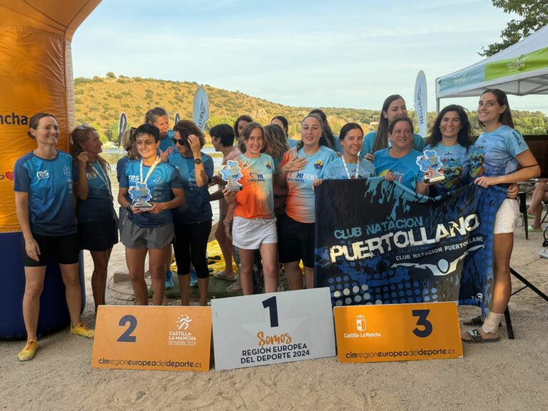 El Club Natación Puertollano triunfa en el Campeonato de Castilla-La Mancha celebrado en las Lagunas de Ruidera