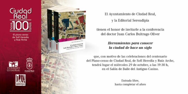 El doctor Juan Carlos Buitrago Oliver cierra las charlas del centenario del plano-censo de Ciudad Real