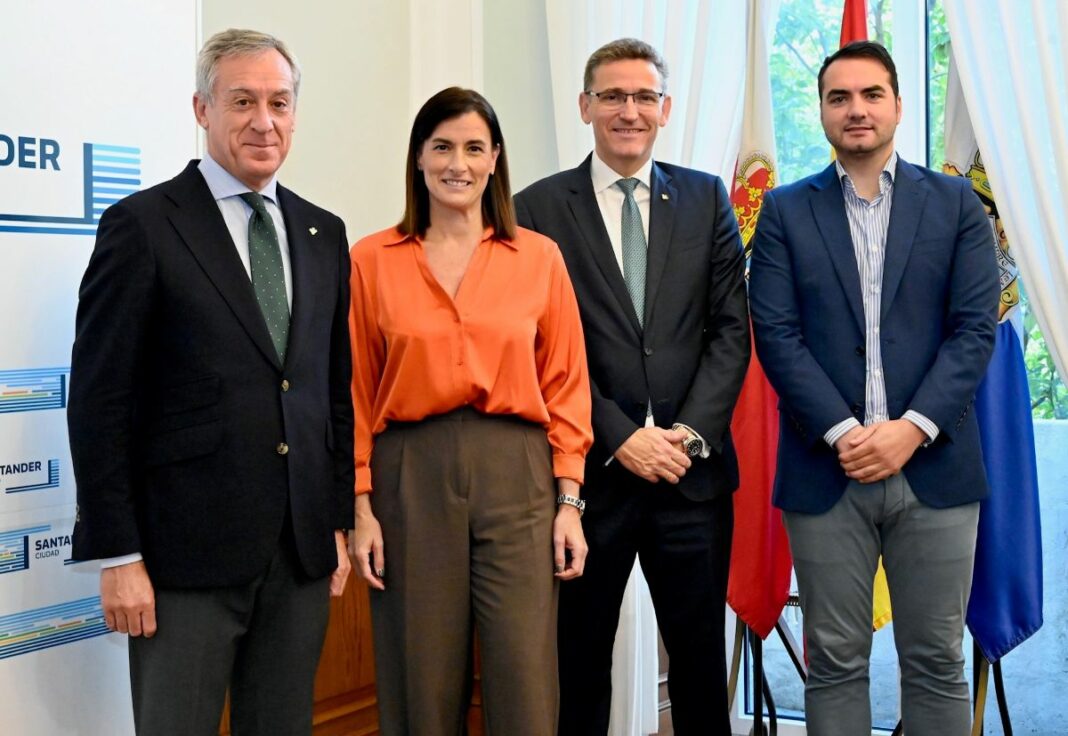Visita institucional de Eurocaja Rural al Ayuntamiento de Santander,