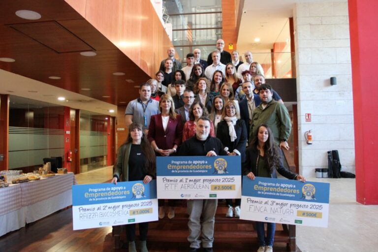 Eurocaja Rural reconoce el esfuerzo y la creatividad de los emprendedores alcarreños de la VIII edición del ‘Programa de Apoyo a Emprendedores’