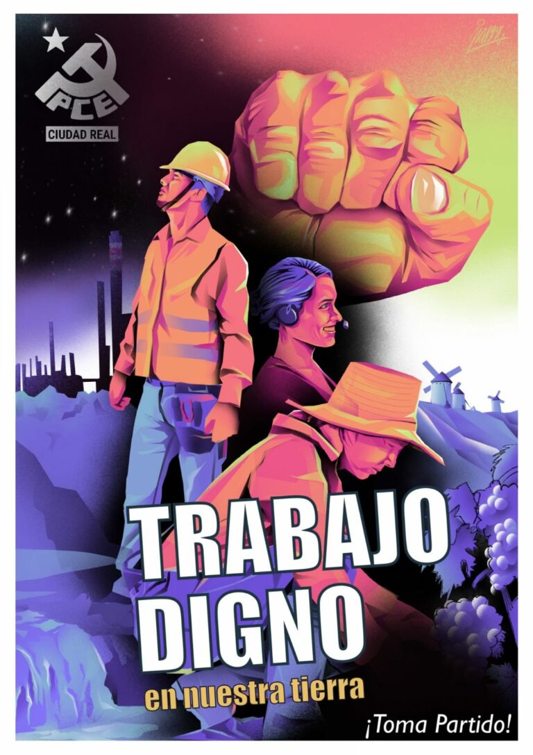 El Partido Comunista en Ciudad Real lanza una campaña de solidaridad con los trabajadores del metal