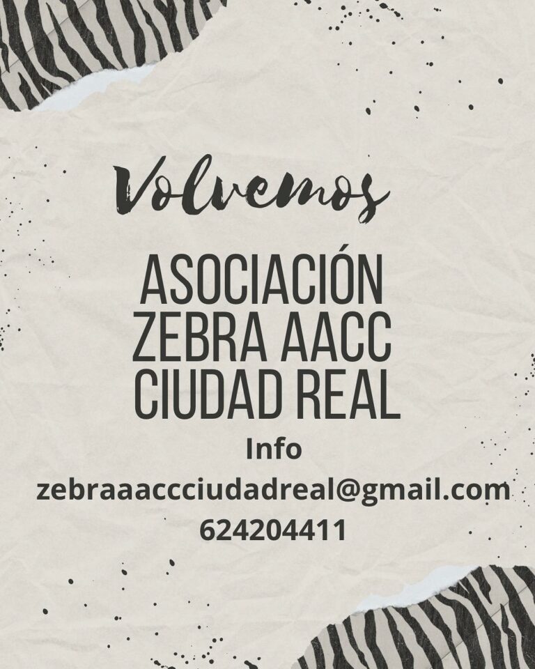 La Asociación Zebra AACC de Ciudad Real vuelve a la actividad y abre sus puertas a la comunidad educativa
