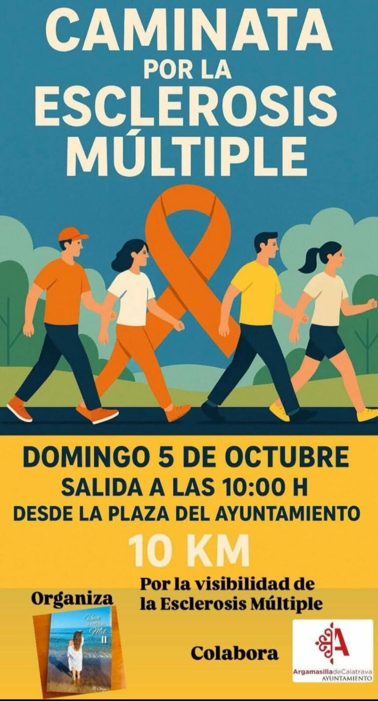 Caminata por la esclerosis múltiple este domingo en Argamasilla de Calatrava