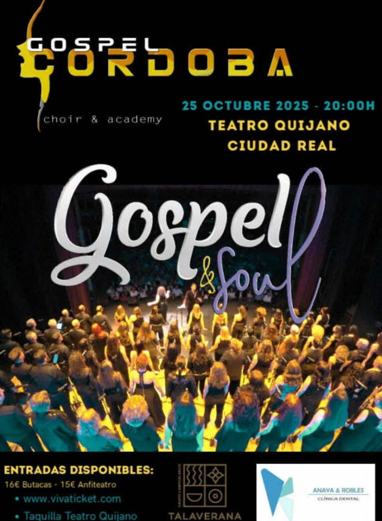 El Teatro Quijano de Ciudad Real acogerá el show Gospel&Soul
