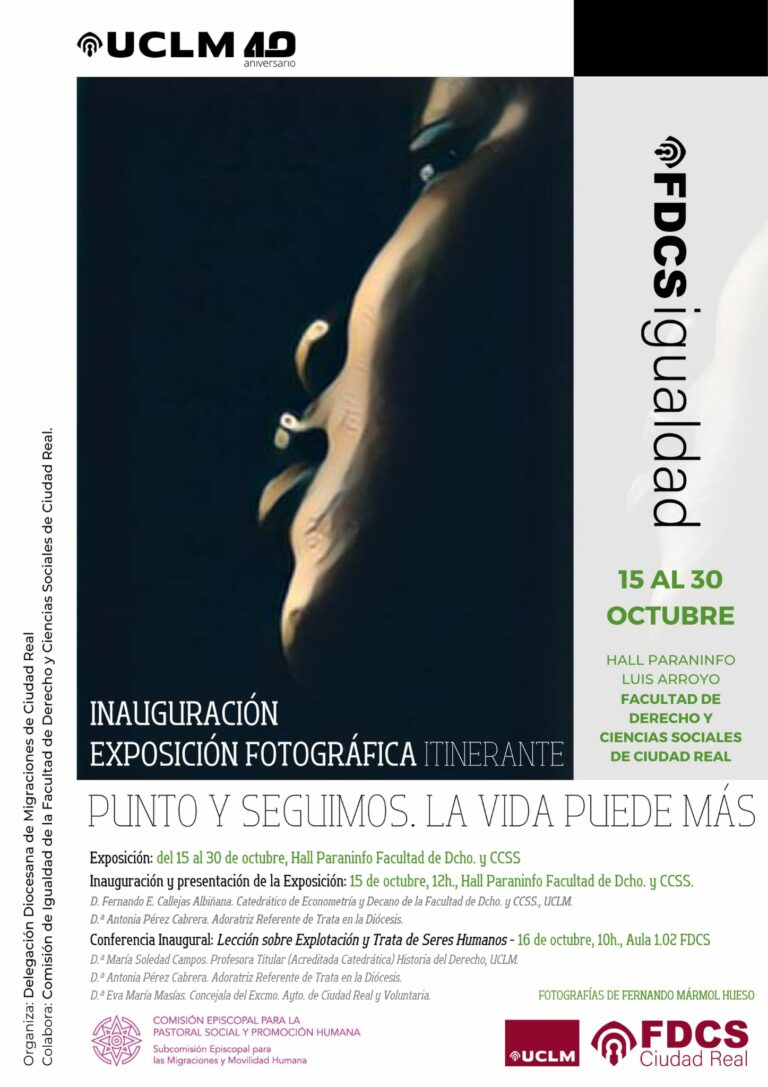 La Universidad de Castilla-La Mancha acoge en Ciudad Real la exposición «Punto y seguimos. La vida puede más»