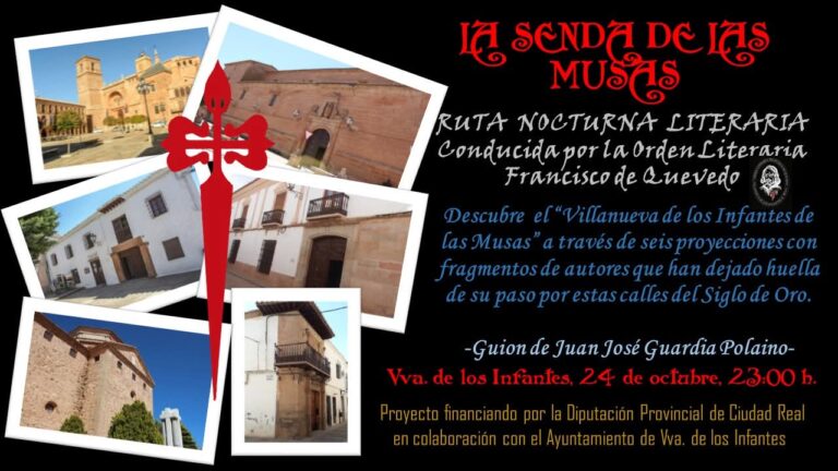 Villanueva de los Infantes: Ruta literaria nocturna en la apertura de «Sabor Quijote»