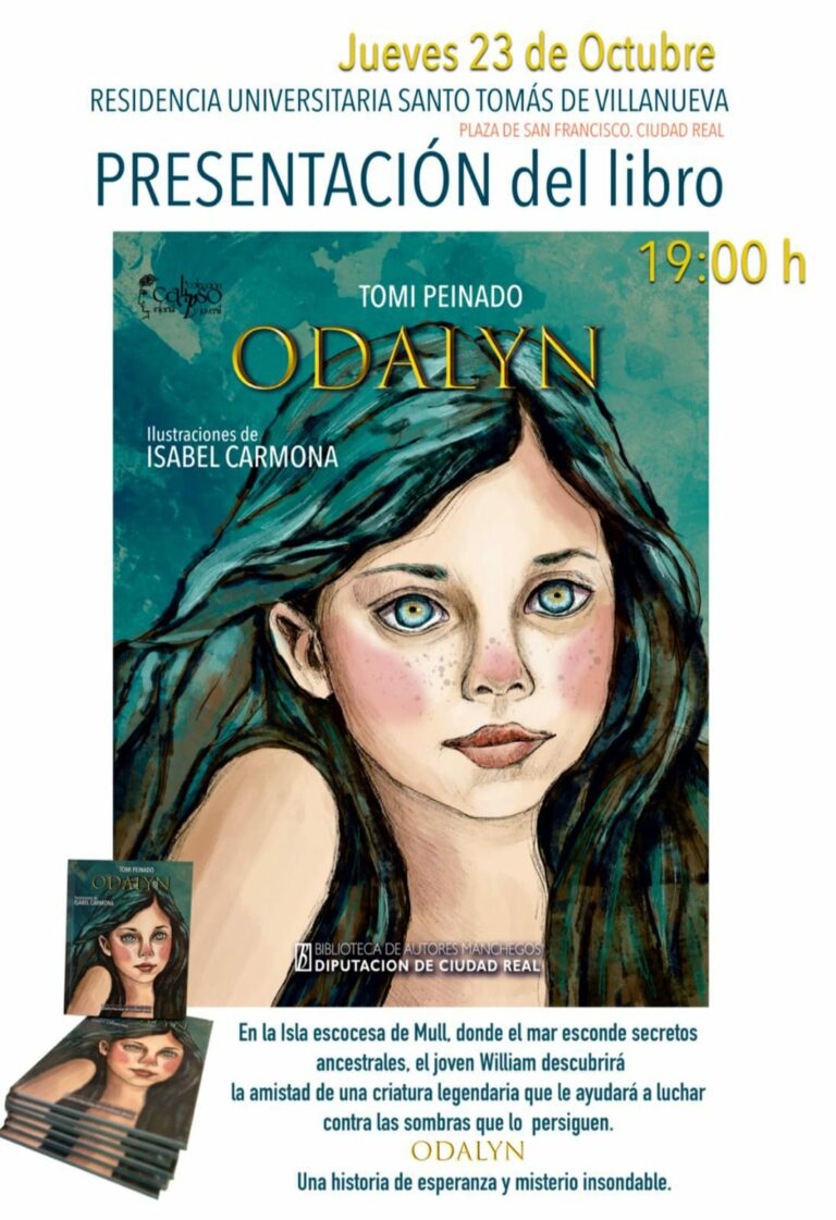 Tomi Peinado presenta «Odalyn» en la Residencia Universitaria de Santo Tomás de Villanueva