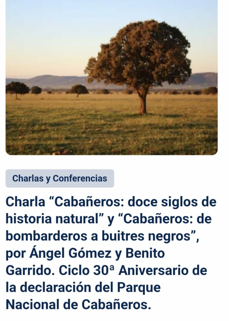 Charlas y conferencias sobre la historia del Parque de Cabañeros en la Biblioteca Municipal de Ciudad Real