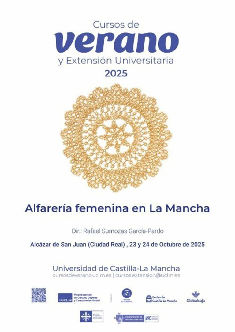 El Museo Formma de Alcázar de San Juan acoge el curso ‘Alfarería femenina en La Mancha’ los días 23 y 24 de octubre