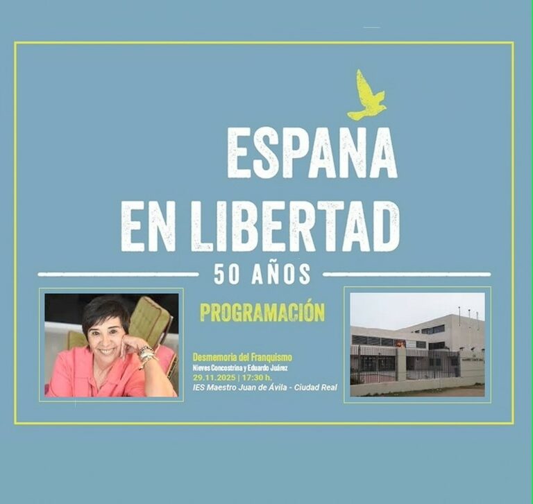 Nieves Concostrina abordará en Ciudad Real la «desmemoria del franquismo»