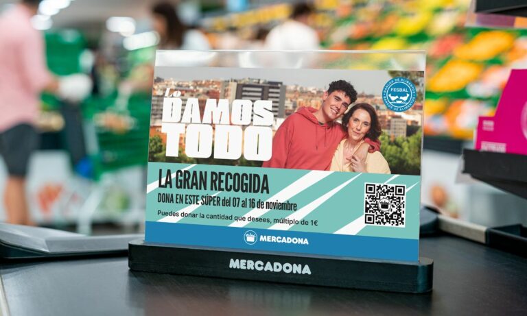 Mercadona se suma un año más a la gran recogida de alimentos organizada por FESBAL