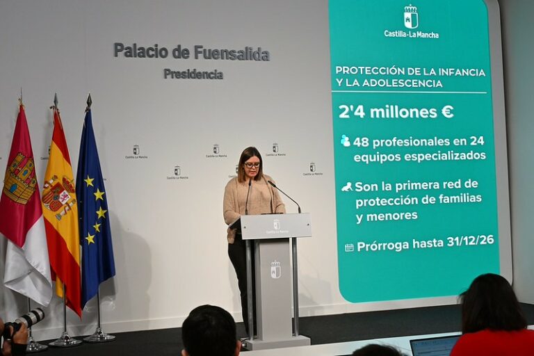 Castilla-La Mancha invierte 2,4 millones de euros en los equipos especializados de protección a la infancia y adolescencia