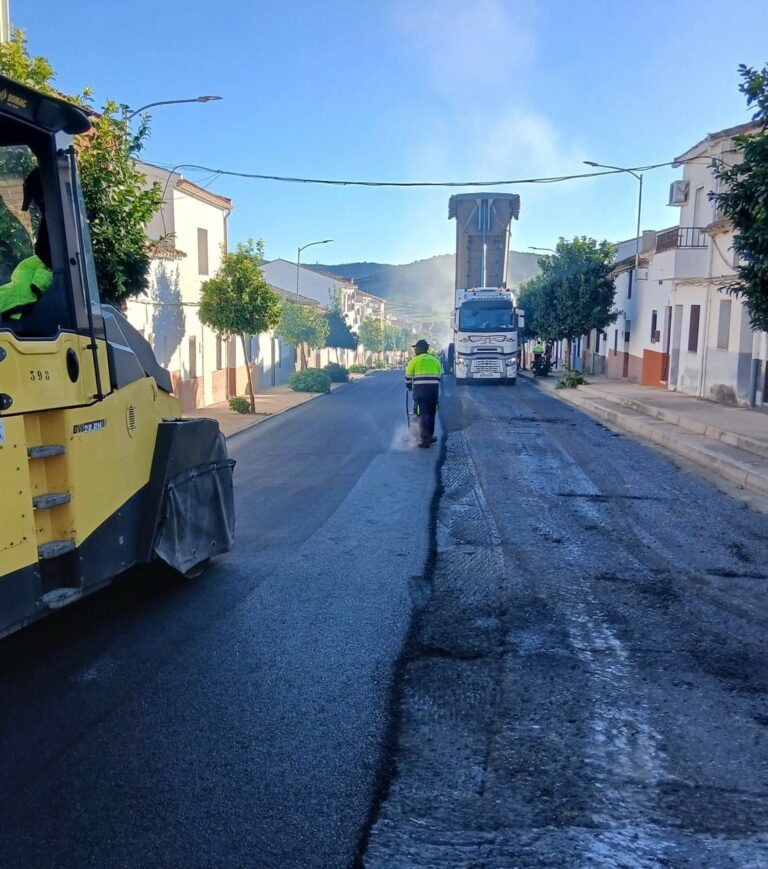 Continúa el plan integral de rehabilitación urbana de Alamillo con una nueva actuación que sigue renovando el municipio