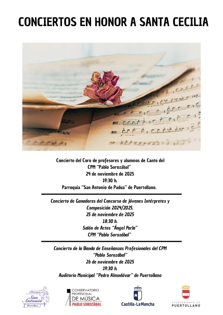 El Conservatorio Profesional de Música Pablo Sorozábal celebra el día de Santa Cecilia