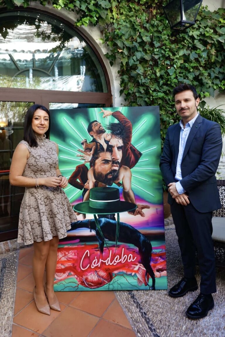 Jesús Calzada pinta el cartel del festival de flamenco de Córdoba 2025