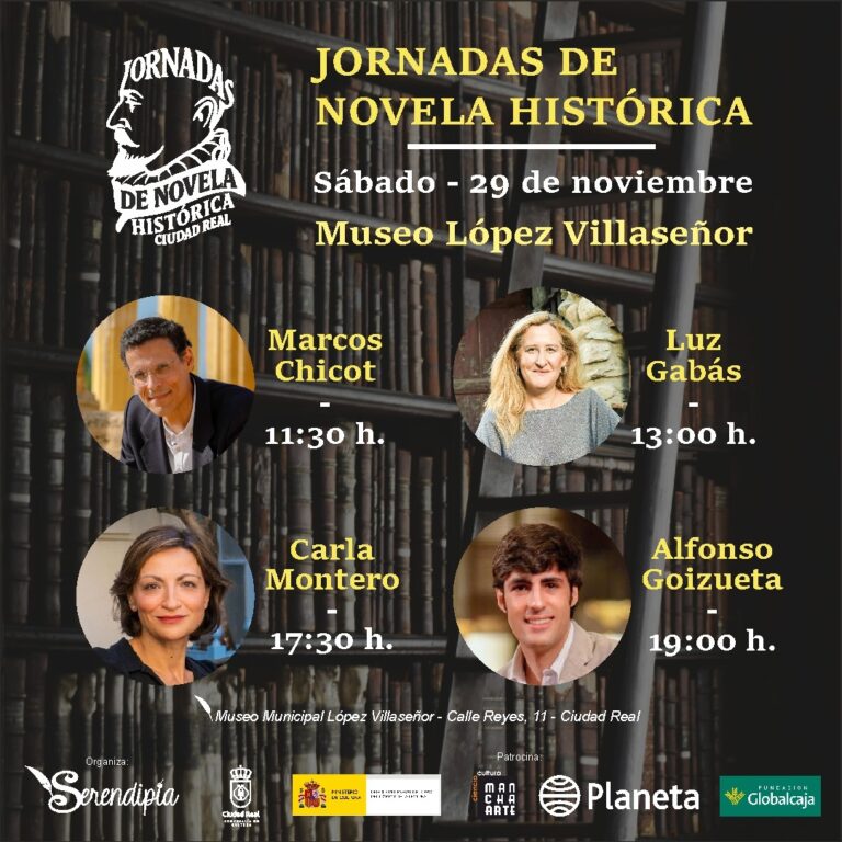 Ciudad Real celebra las Jornadas de Novela Histórica con cuatro autores de primer nivel