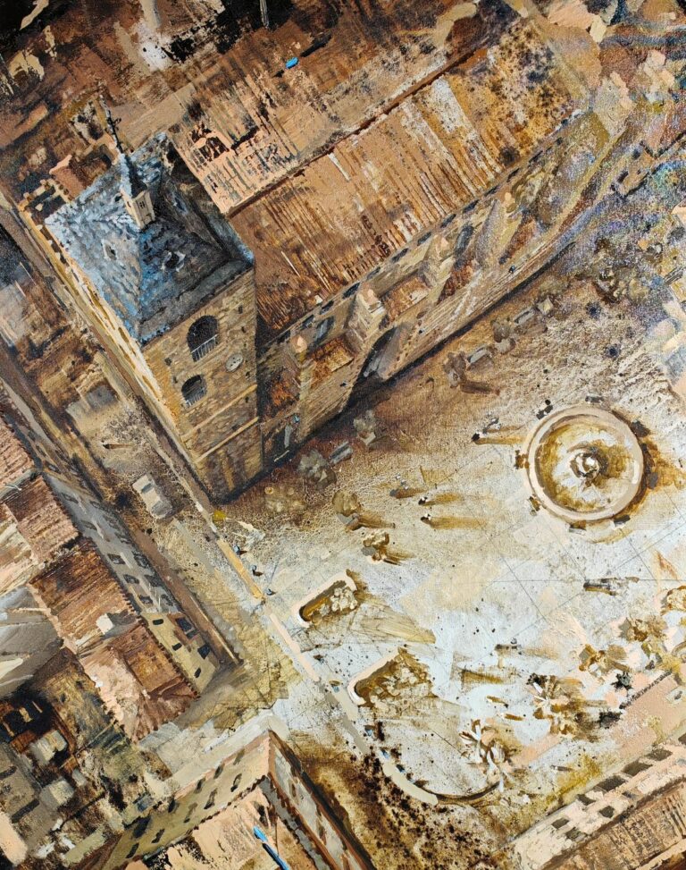 75 pintores de llegados de toda España consolidan el III Certamen Nacional de Pintura Rápida de Moral de Calatrava