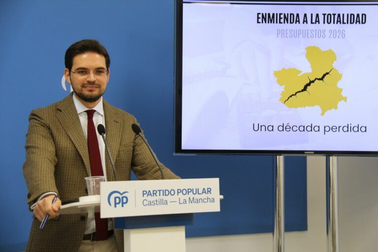 El PP enmienda a la totalidad los Presupuestos en un acto de «responsabilidad ante el fracaso económico de Page»