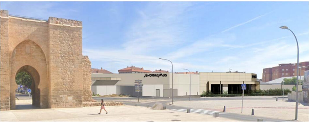Simulación del futuro supermercado Ahorramas Puerta de Toledo