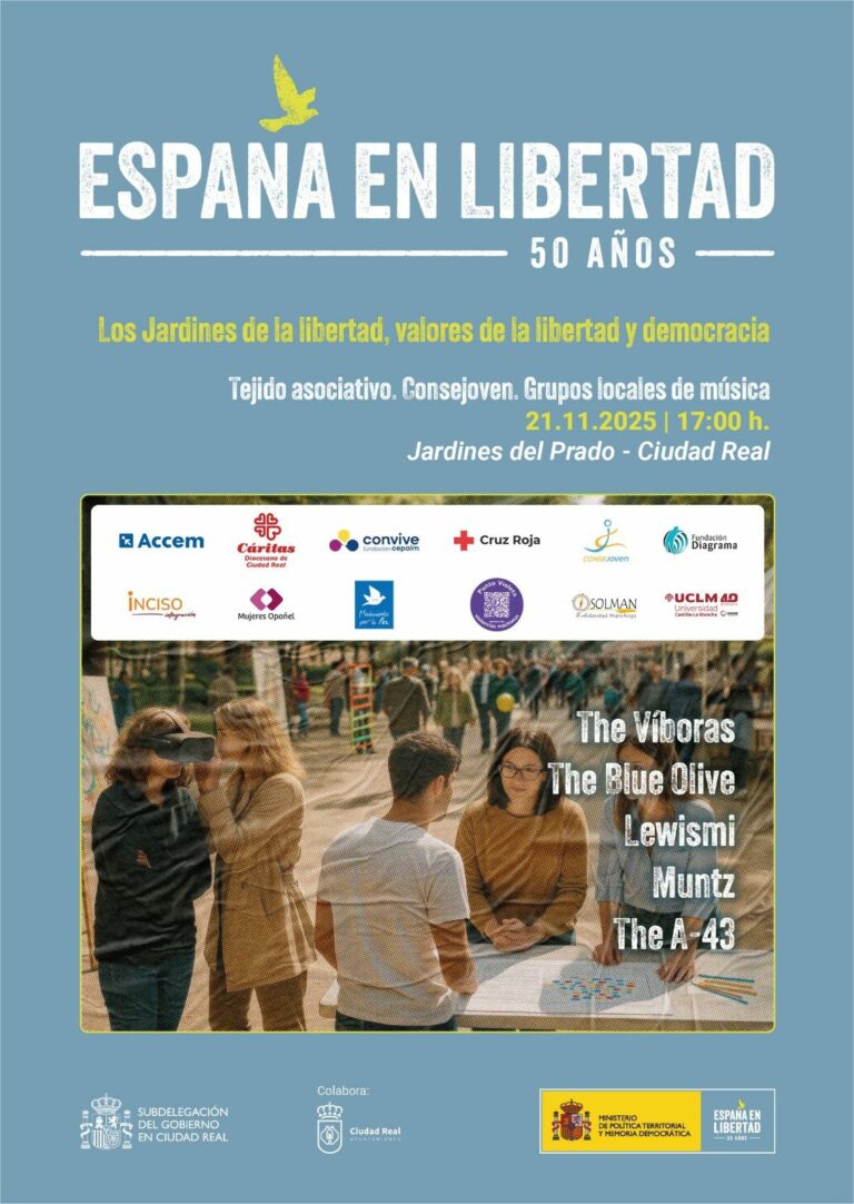Ciudad Real: 50 años de libertad en los Jardines del Prado