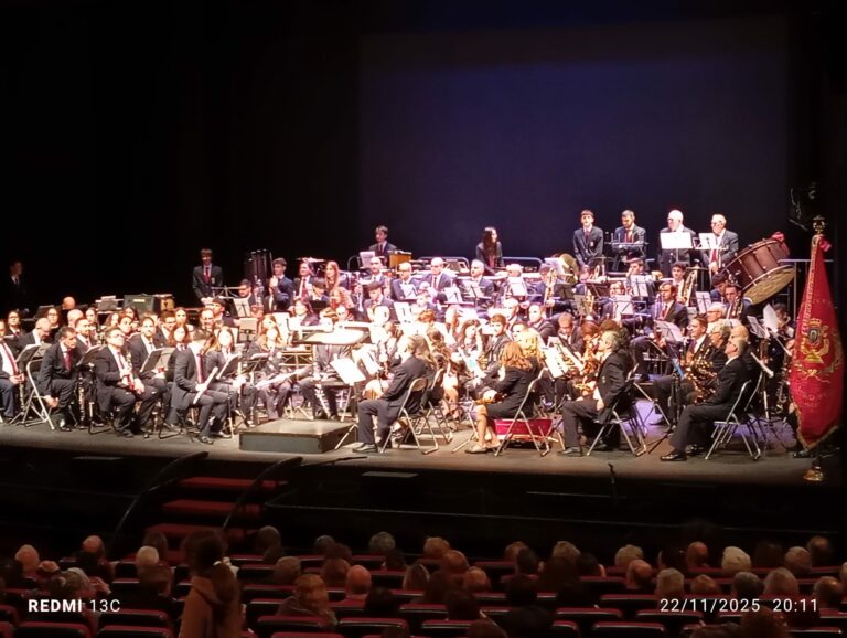 Cientos de personas vibraron con el concierto de Santa Cecilia en el Quijano de Ciudad Real