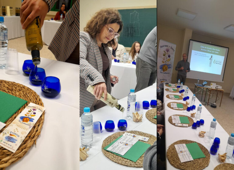 Cata de aceite maridada organizada por la Asociación de Vecinos Santo Tomás de Villanueva