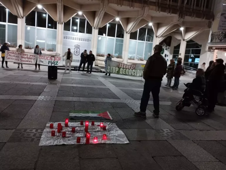 Ciudad Real: Un círculo de solidaridad con el pueblo palestino