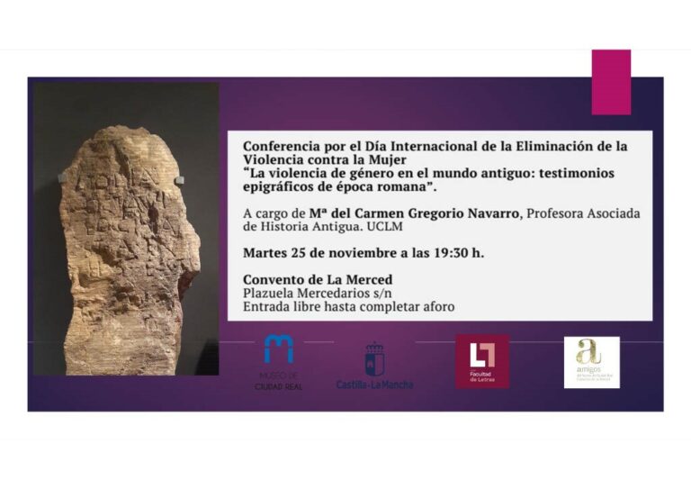 El Museo de Ciudad Real acoge una conferencia sobre la violencia de género en el mundo antiguo