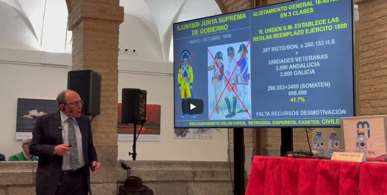 Vídeo: Conferencia del coronel Benito Tauler sobre el general Baldomero Espartero