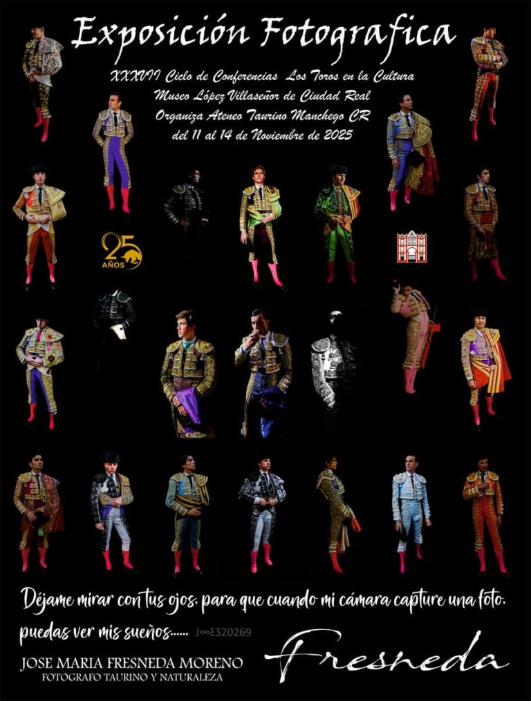 Ciudad Real: Todo preparado para el 37 ciclo de conferencias “Los toros en la cultura”