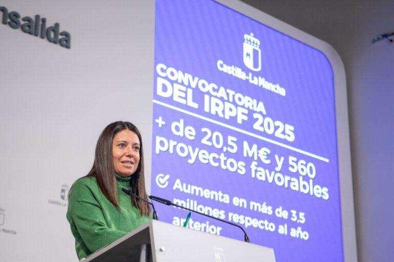 C-LM financiará 560 proyectos sociales en 2026 con 20,5 millones procedentes del IRPF y el Impuesto sobre Sociedades