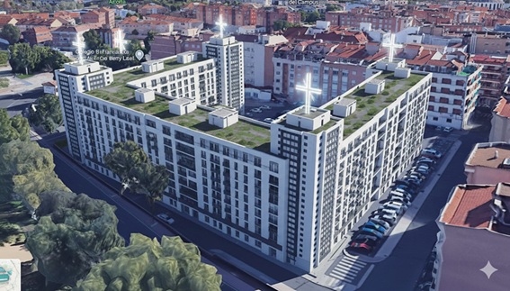 Reconstrucción virtual de la urbanización Padre Ayala