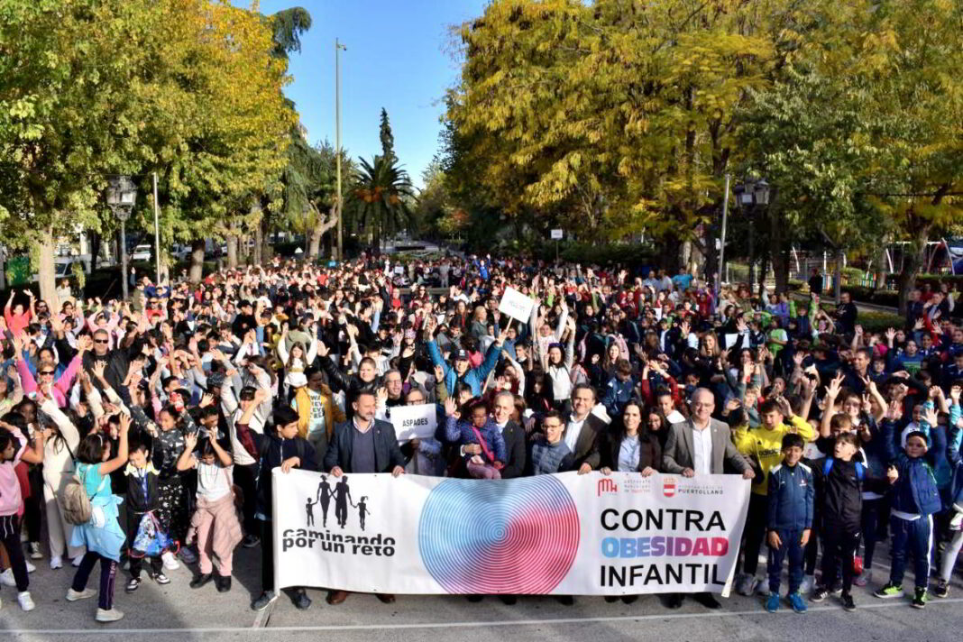 Marcha contra la obesidad infantil