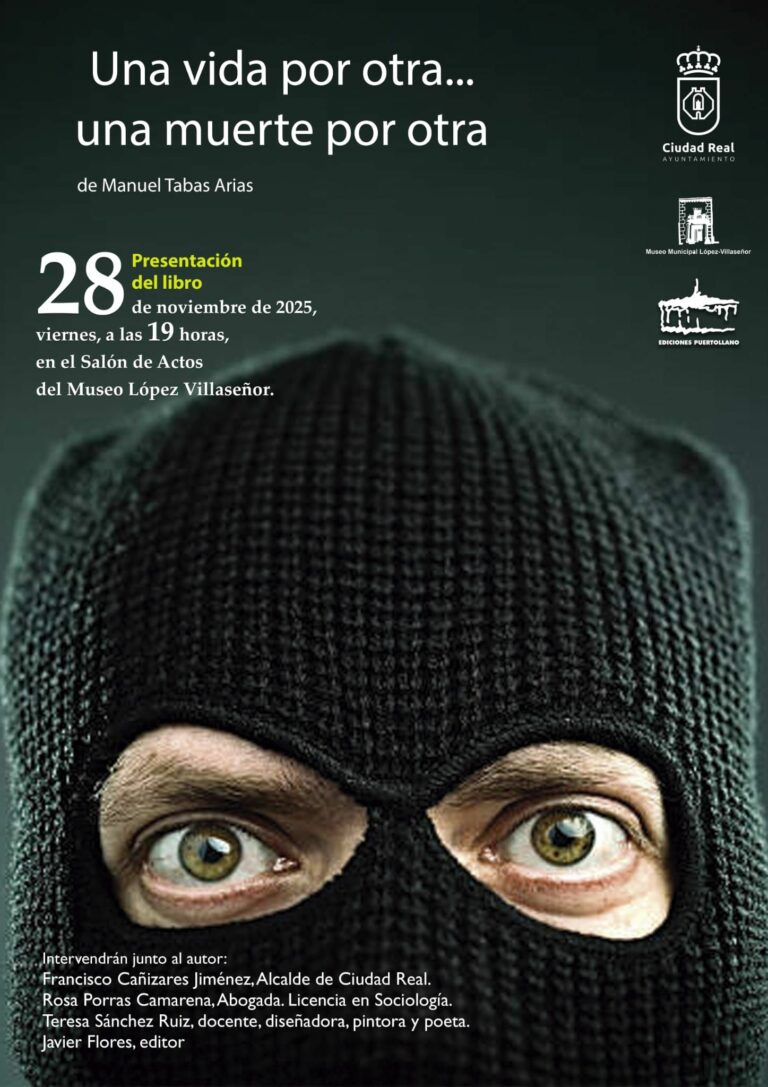Manuel Tabas presenta libro «Una vida por otra…  una muerte por otra» este viernes en el López Villaseñor