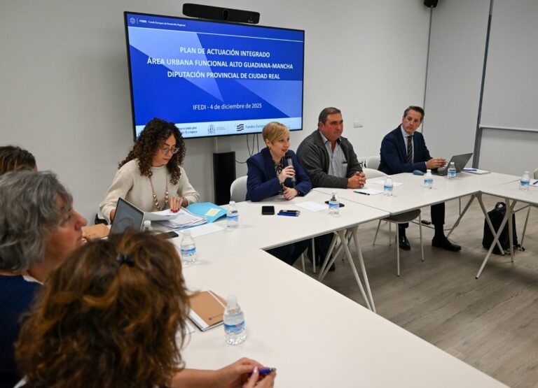La Diputación de Ciudad Real coordina con los 15 municipios del Alto Guadiana-Mancha la puesta en marcha del Plan de Actuación Integrado