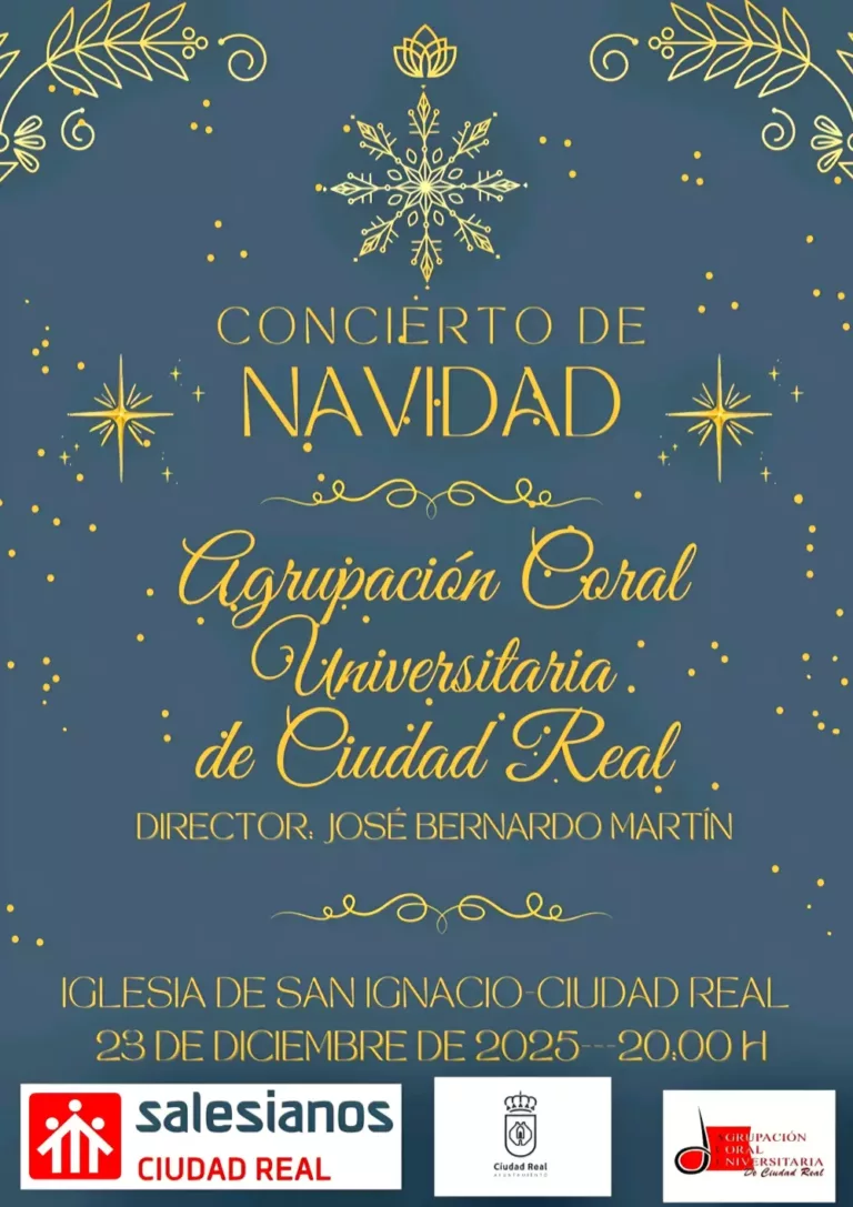La Coral Universitaria de Ciudad Real ofrecerá este martes su Concierto de Navidad en la Iglesia de San Ignacio