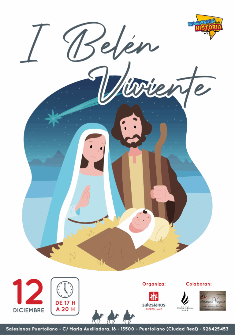El patio del colegio Salesianos Puertollano albergará su primer belén viviente este viernes