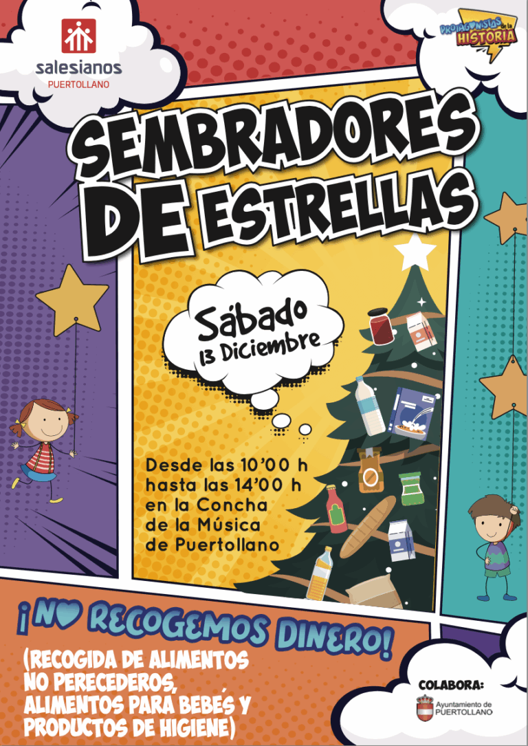 Salesianos Puertollano impulsa de nuevo su campaña Sembradores de Estrellas