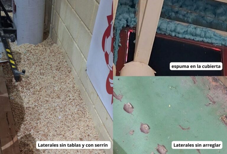 El PSOE de Moral pide al equipo de Gobierno del PP que actúe sobre la cubierta y las ventanas del pabellón municipal