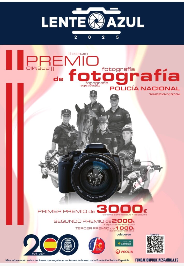 La Policía Nacional convoca la II edición del  Premio de Fotografía Lente Azul