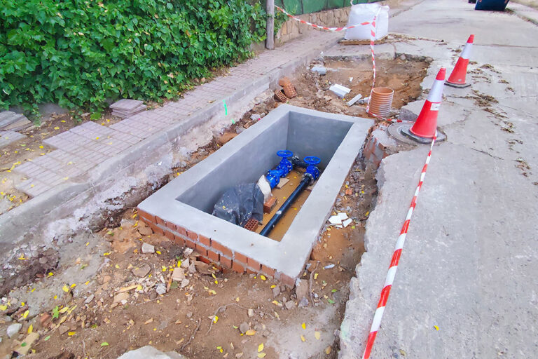 La red de suministro de agua potable incorpora en Almodóvar del Campo un innovador sistema de sectorización inteligente