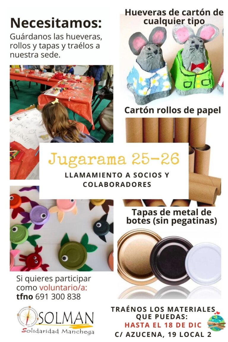 El mercadillo solidario de SOLMAN presenta sus actividades navideñas