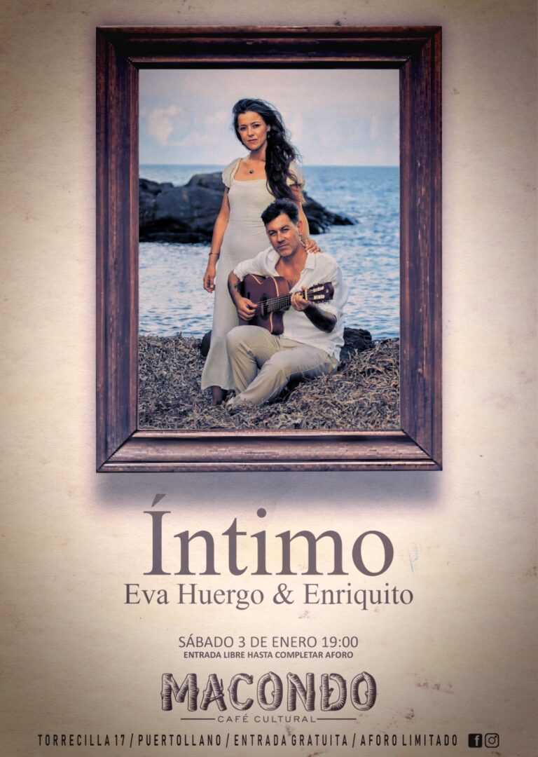 «Íntimo», de Enrique Rodríguez y Eva Huergo, abre la programación de Macondo Café Cultural del 2026