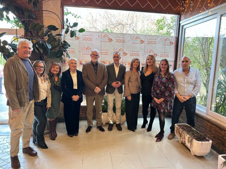 Puertollano: La comida de Navidad de Aspades La Laguna tiene un carácter especial al coincidir con el 50 aniversario de la entidad