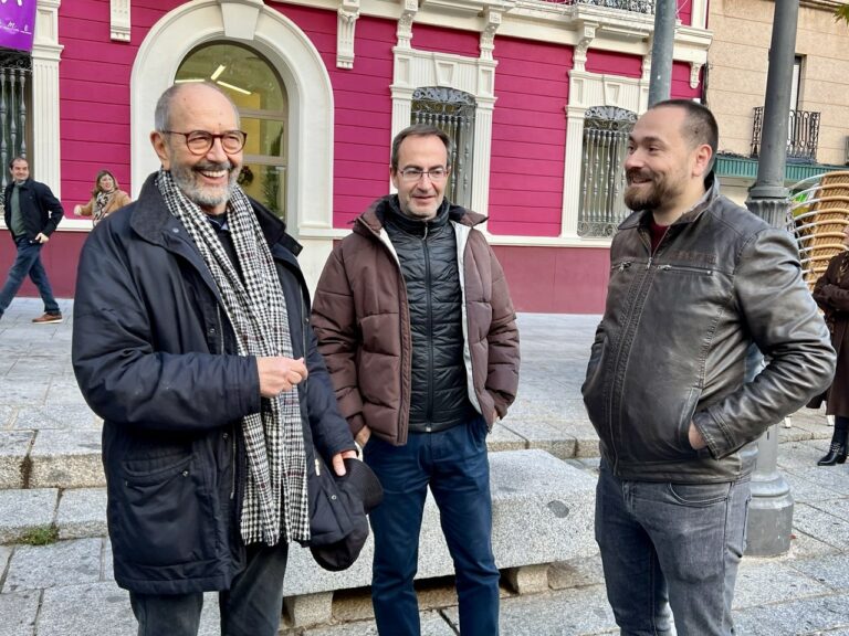 El querido actor Miguel Rellán rueda en Puertollano el anuncio promocional del festival «La mañana más corta»