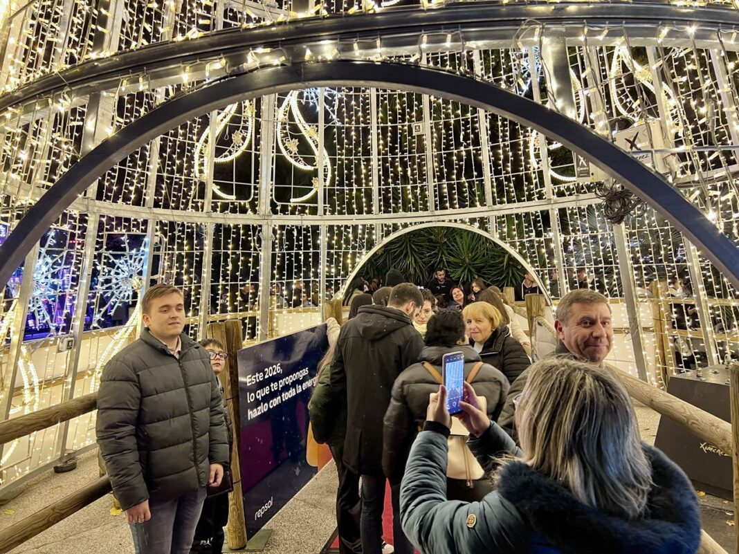 Árbol de Navidad de Repsol Puertollano